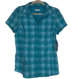 Columbia Turquoise Omni-Wick Active Shirt